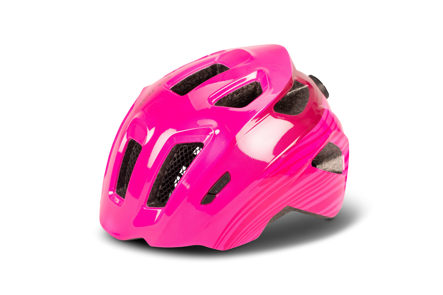 cube fink kids helmet pink